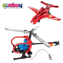 CB871116 CB871117 - Mini model assembly helicopter airplane toy plastic building blocks